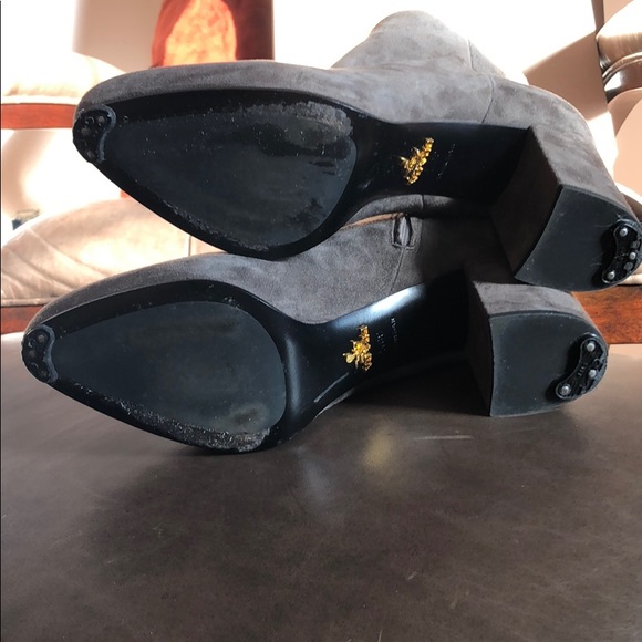 Prada grey suede booties - Picture 3 of 7